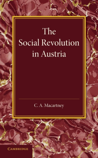 Book cover of: Social Revolution in Austria. By: C. A. Macartney