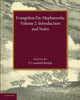 Book cover of: Evangelion Da-Mepharreshe: Volume 2, Introduction and Notes. By: F. Crawford Burkitt
