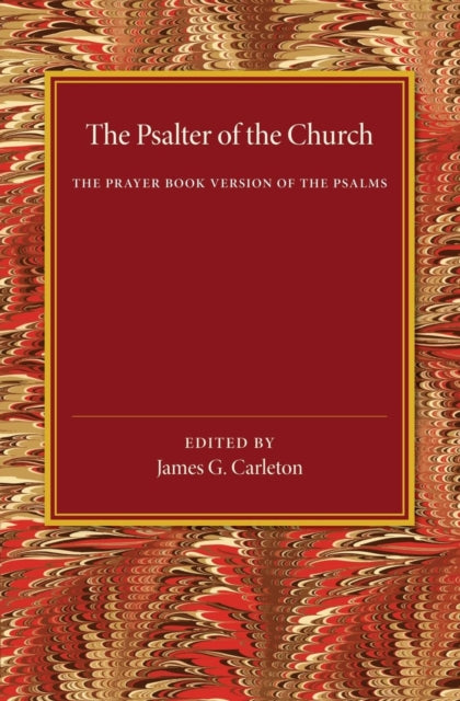 Book cover of: Psalter of the Church. By: James G. Carleton