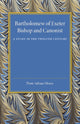 Book cover of: Bartholomew of Exeter. By: Dom Adrian Morey