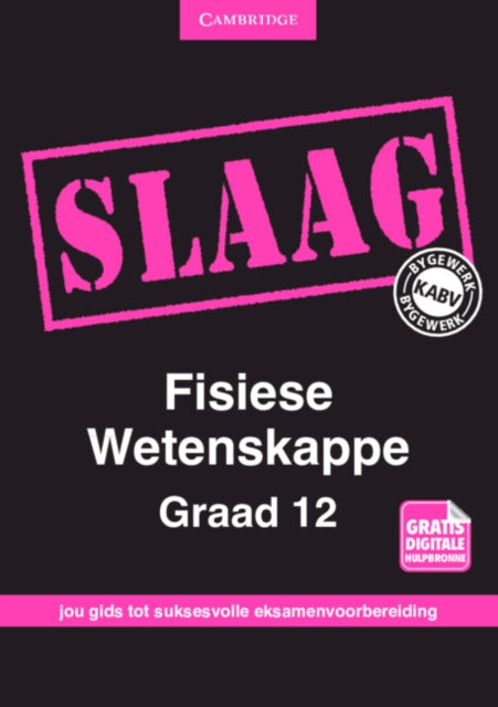 Book cover of: SLAAG Fisiese Wetenskappe Graad 12 Afrikaans. By: Jagathesan Govender