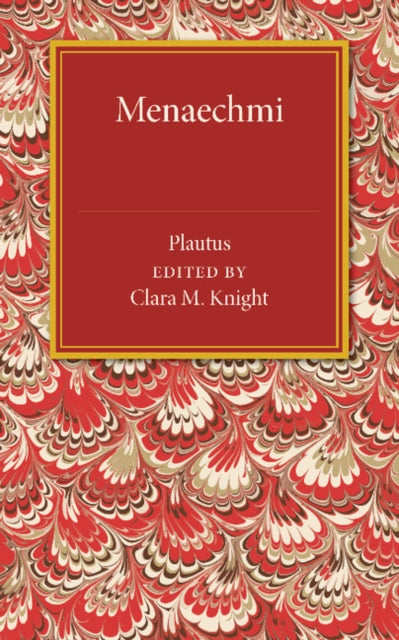 Book cover of: Menaechmi. By: Plautus