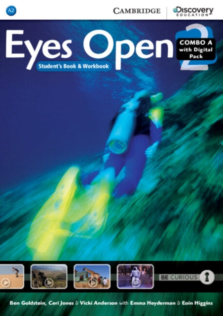 Book cover of: Eyes Open Level 2 Combo A with Online Workbook and Online Practice. By: Ben Goldstein