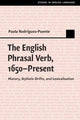 Book cover of: English Phrasal Verb, 1650–Present. By: Paula Rodríguez-Puente