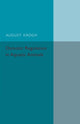 Book cover of: Osmotic Regulation in Aquatic Animals. By: August Krogh