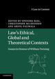 Book cover of: Law's Ethical, Global and Theoretical Contexts