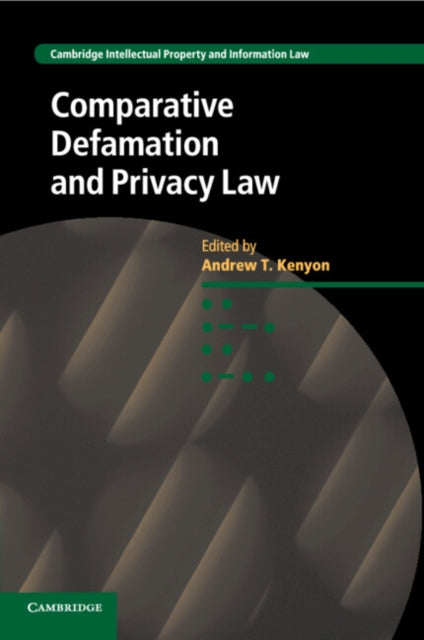 Book cover of: Comparative Defamation and Privacy Law