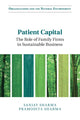 Book cover of: Patient Capital. By: Sanjay Sharma