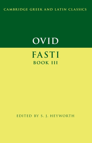 Ovid: Fasti Book 3