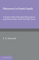Book cover of: Discovery in Greek Lands. By: F. H. Marshall