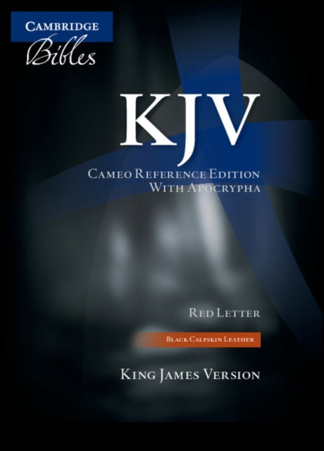 Book cover of: KJV Cameo Reference Bible with Apocrypha, Black Calfskin Leather, Red-letter Text, KJ455:XRA Black Calfskin Leather