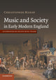 Book cover of: Music and Society in Early Modern England. By: Christopher W. Marsh