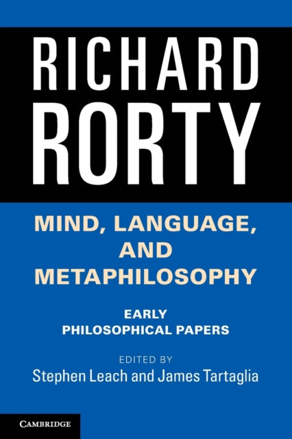 Book cover of: Mind, Language, and Metaphilosophy
