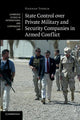 Book cover of: State Control over Private Military and Security Companies in Armed Conflict. By: Hannah Tonkin