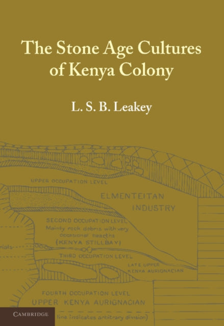 Book cover of: Stone Age Cultures of Kenya Colony. By: L. S. B. Leakey