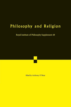 Philosophy and Religion