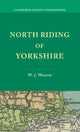 Book cover of: North Riding of Yorkshire. By: W. J. Weston