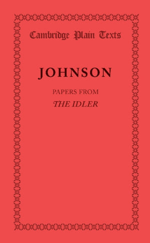 Papers from the Idler