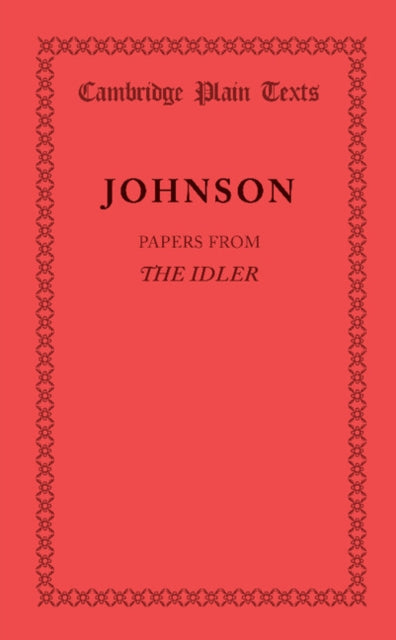 Papers from the Idler