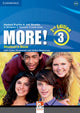 Book cover of: More! Level 3 Student's Book with Cyber Homework and Online Resources. By: Herbert Puchta