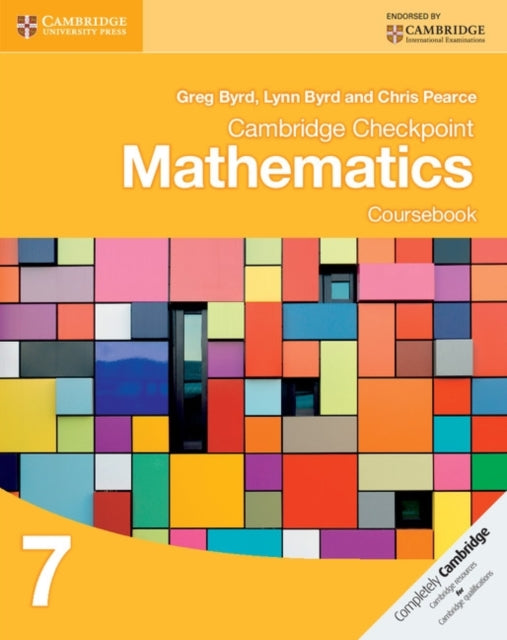 Book cover of: Cambridge Checkpoint Mathematics Coursebook 7