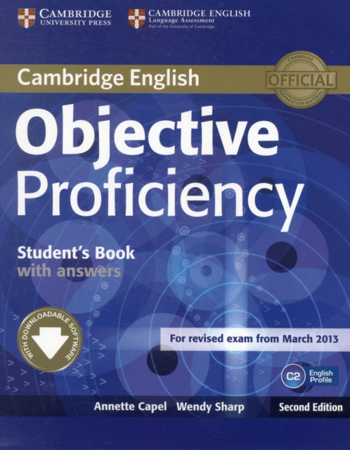 Book cover of: Objective Proficiency Student's Book with Answers with Downloadable Software