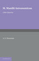 Book cover of: Astronomicon: Volume 4, Liber Quartus. By: A. E. Housman