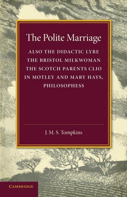 Book cover of: Polite Marriage. By: J. M. S. Tompkins