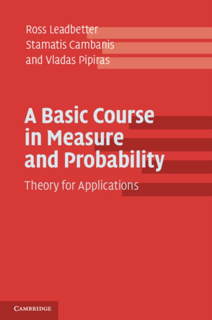 Book cover of: Basic Course in Measure and Probability