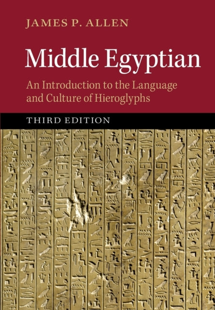 Book cover of: Middle Egyptian. By: James P. Allen