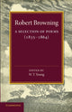 Book cover of: Selection of Poems. By: Robert Browning