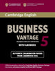 Book cover of: Cambridge English Business 5 Vantage Student's Book with Answers