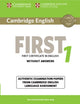 Book cover of: Cambridge English First 1 for Revised Exam from 2015 Student's Book without Answers