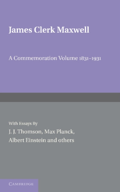 Book cover of: James Clerk Maxwell
