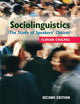 Book cover of: Sociolinguistics. By: Florian Coulmas