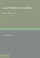 Book cover of: Kenny's Outlines of Criminal Law. By: J. W. Cecil Turner