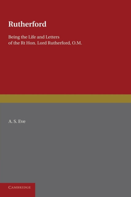Book cover of: Rutherford. By: A. S. Eve
