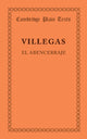 Book cover of: El abencerraje. By: Antonio de Villegas