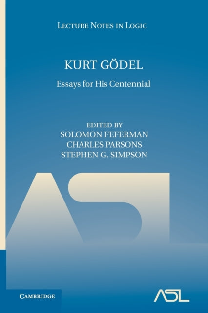 Book cover of: Kurt Godel