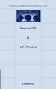 Book cover of: Nature and Life. By: Alfred North Whitehead