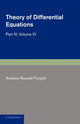 Book cover of: Theory of Differential Equations. By: Andrew Russell Forsyth