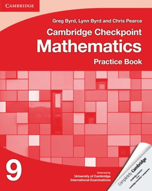 Book cover of: Cambridge Checkpoint Mathematics Practice Book 9