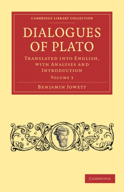 Book cover of: Dialogues of Plato. By: Benjamin Jowett