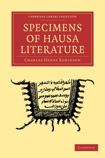 Book cover of: Specimens of Hausa Literature. By: Charles Henry Robinson