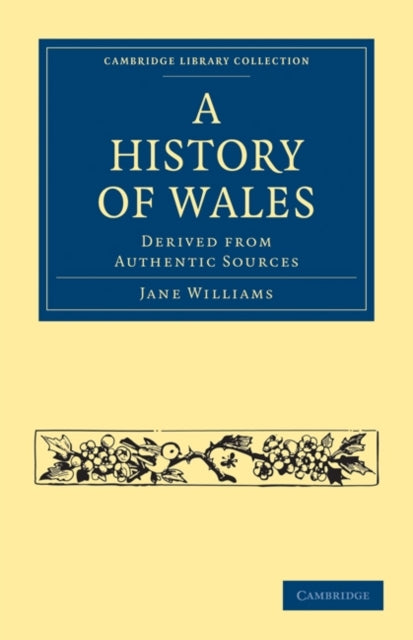 Book cover of: History of Wales. By: Jane Williams