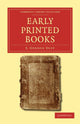 Book cover of: Early Printed Books. By: E. Gordon Duff