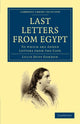 Book cover of: Last Letters from Egypt. By: Lucie Lady Duff Gordon