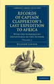 Book cover of: Records of Captain Clapperton's Last Expedition to Africa. By: Richard Lander