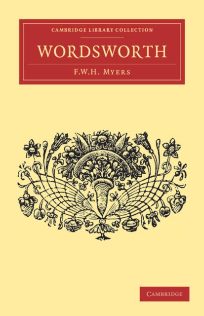 Book cover of: Wordsworth. By: F W H Myers