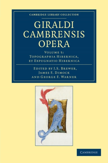 Book cover of: Giraldi Cambrensis opera. By: J. S. Brewer
